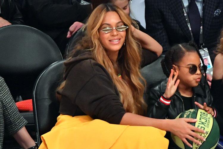 Süperstar Beyonce NBA All-Star Kzyla Birlikte zledi