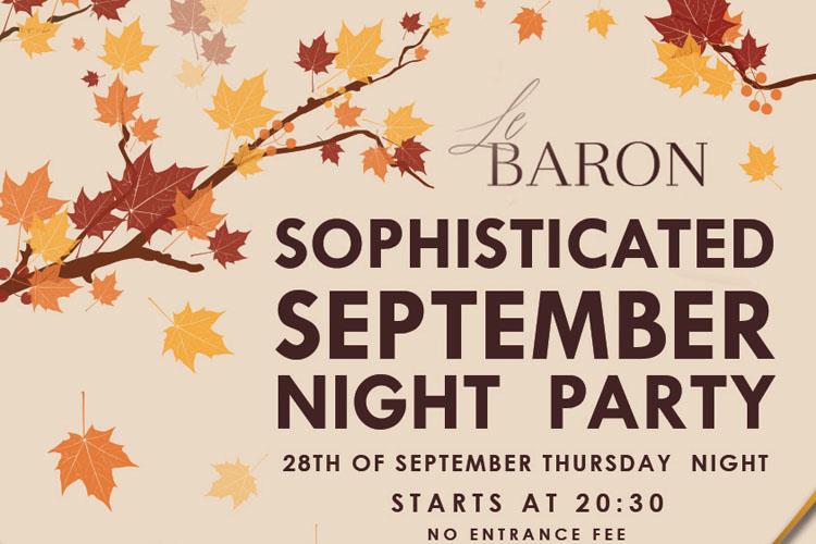 Sophisticated September Party