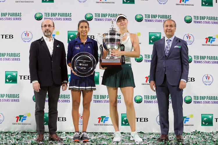 TEB BNP Paribas Tennis Stars Serieste Sharapova ve Çala Büyükakçay ovu! 