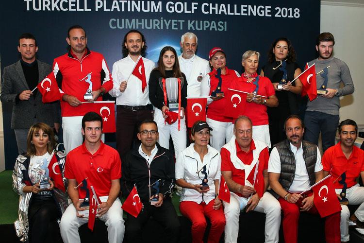 Golf Tutkunlar Cumhuriyet Bayramn  Turkcell Platinum Golf Challengeda Kutlad