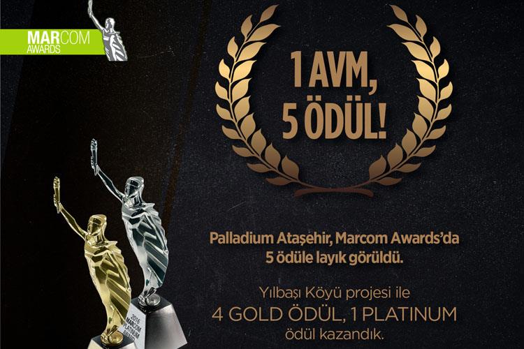 Palladium Ataehire Marcomdan 5 Ödül 