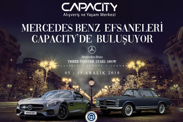 Capacity AVMde Mercedes-Benz Efsane Otomobiller Sergisi 