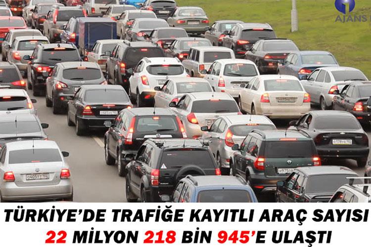 Türkiyede Trafie Kaytl Araç Says 22 Milyon 218 Bin 945e Ulat