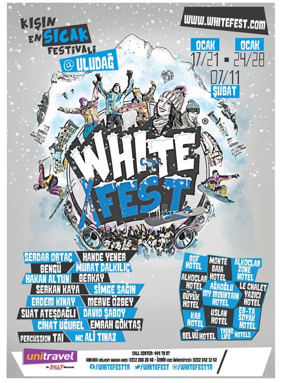 Uludağ’da İçinizi Isıtacak Festival Whitefest 2016