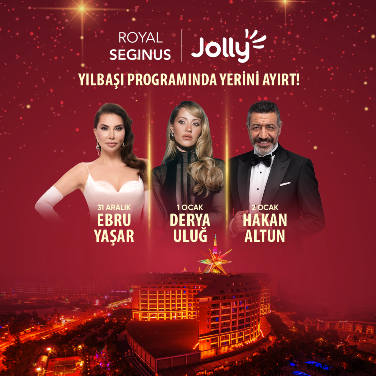 Jolly �mzas�yla Haz�rlanan Konserlerle  Royal Seg�nus�ta 3 Gece Kutlama