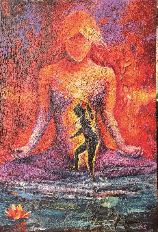 Fisun Kapucuo�lu�ndan Ça�la ��kel�e Anlaml� Hediye: �Sen Hâlâ Annenin K�z�s�n�dan Do�an Bir Eser