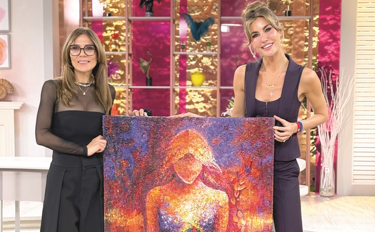 Fisun Kapucuo�lu�ndan Ça�la ��kel�e Anlaml� Hediye: �Sen Hâlâ Annenin K�z�s�n�dan Do�an Bir Eser