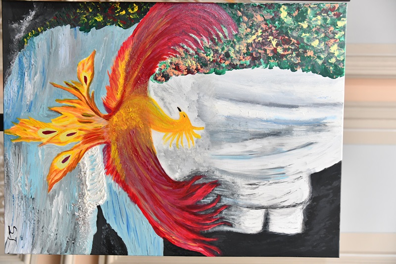 �ükran Tercanl� : �Yükseli�� Eserini Ç�ra�an Saray��nda Sergiledi 