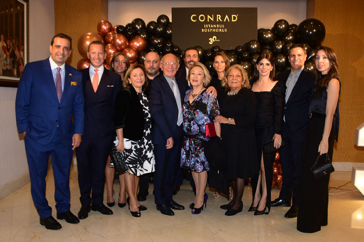 Conrad İstanbul Bosphorus’tan 30.Yıla Özel Kutlama