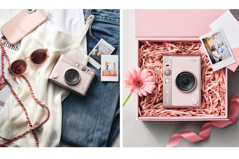 An Biriktirmenin En Zarif Hali: instax mini Evo Gentle Rose ile Tann