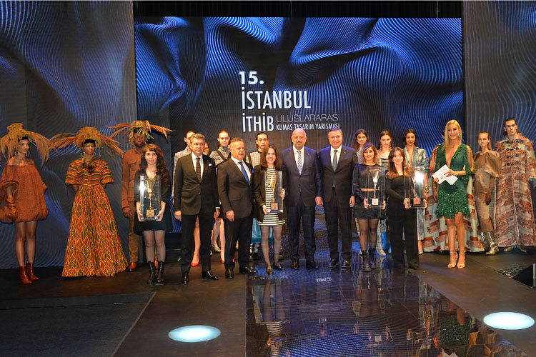 15. İstanbul İTHİB Uluslararası Kumaş Tasarım Yarışması Muhteşem Bir Ödül Töreni İle Kutlandı