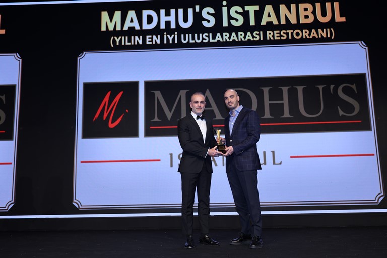 Madhus Istanbul :  Yln En yi Uluslararas Restoran Ödülünü Kazand 