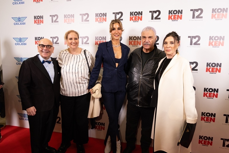 Tiyatrokare'nin Merakla Beklenen Yeni Oyunu "Konken Partisi"Nin Muhte�em Galas�na  Yo�un �lgi  