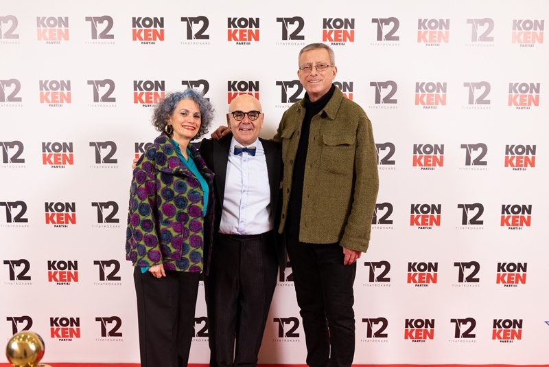 Tiyatrokare'nin Merakla Beklenen Yeni Oyunu "Konken Partisi"Nin Muhte�em Galas�na  Yo�un �lgi  