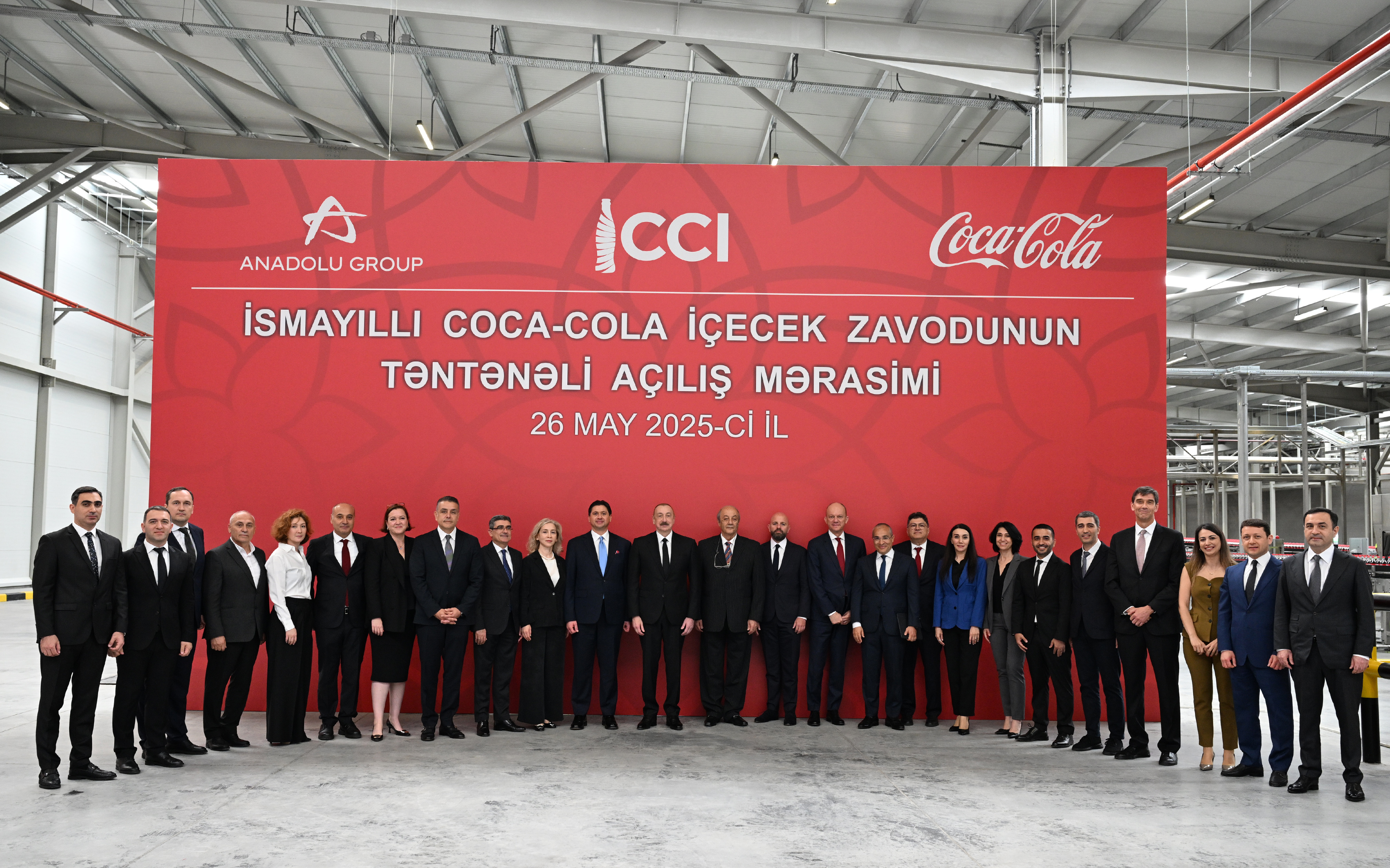 Coca-Cola çecekin Azerbaycandaki kinci Fabrikas Cumhurbakan lham Aliyevin Katld Törenle Açld 