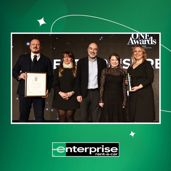 The ONE Awards �Y�l�n �tibarl� Araç Kiralama� Ödülü Enterprise��n Oldu!