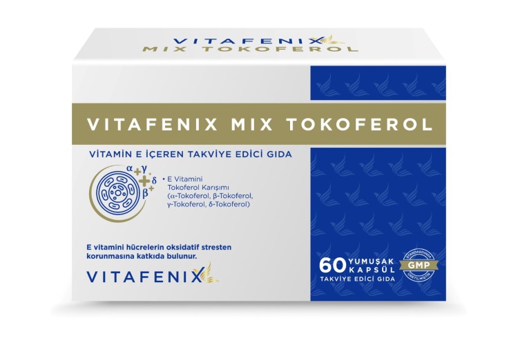 Vitafenix�ten Yeni E Vitamini Deste�i: Tam Spektrum formülüyle Mix Tokoferol 