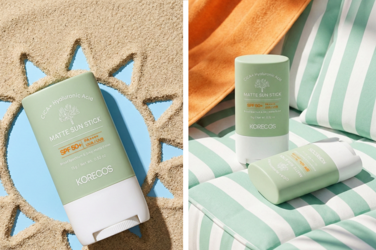 Mat, Hafif ve Ta��nabilir: Korecos Matte Sun Stick 