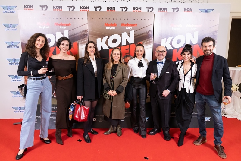 Tiyatrokare'nin Merakla Beklenen Yeni Oyunu "Konken Partisi"Nin Muhte�em Galas�na  Yo�un �lgi  