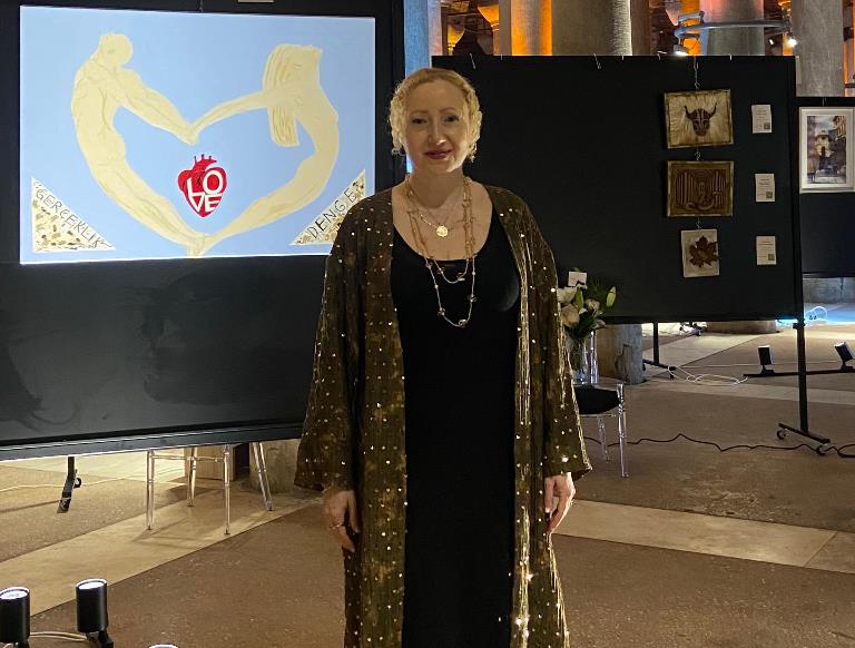 �ükran Tercanl� :  Eseriyle Binbir Gece Sanat� Etkinli�ine Damga Vurdu 