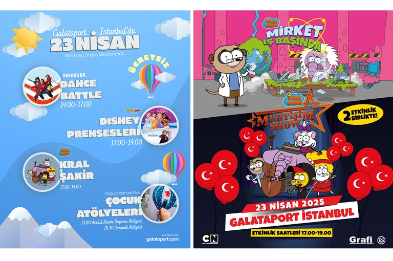 Galataport stanbul, 23 Nisan Cokusunu Boaza Tayor