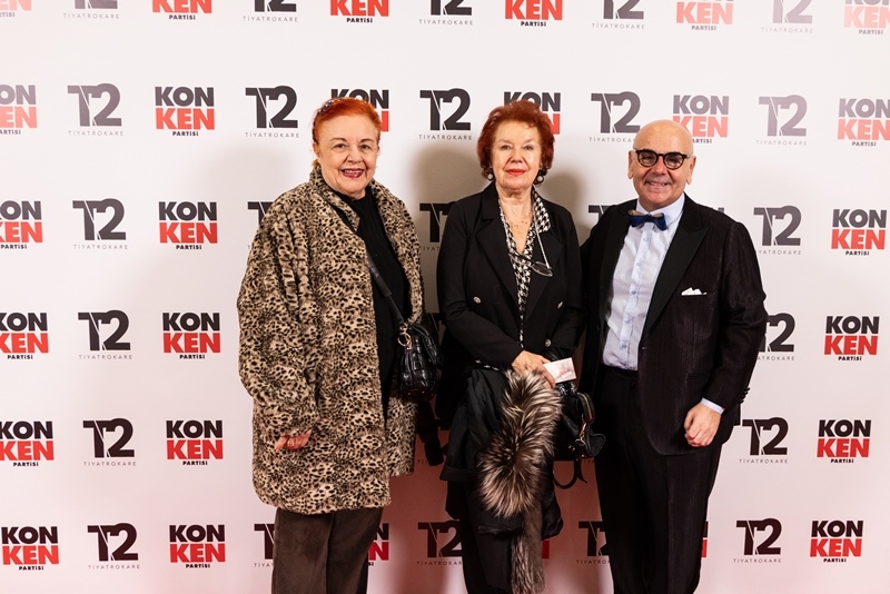 Tiyatrokare'nin Merakla Beklenen Yeni Oyunu "Konken Partisi"Nin Muhte�em Galas�na  Yo�un �lgi  